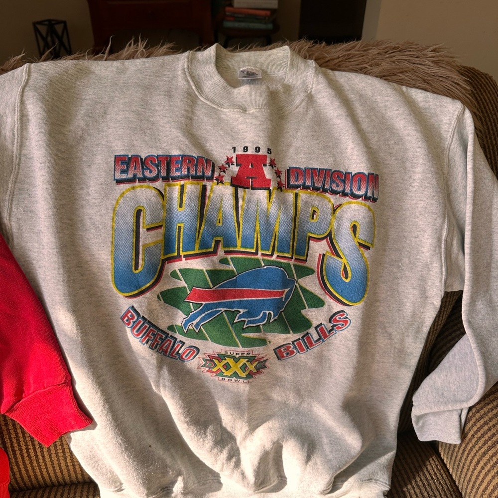 Buffalo Bills Gray Sweatshirt - Eastern Division Champs
